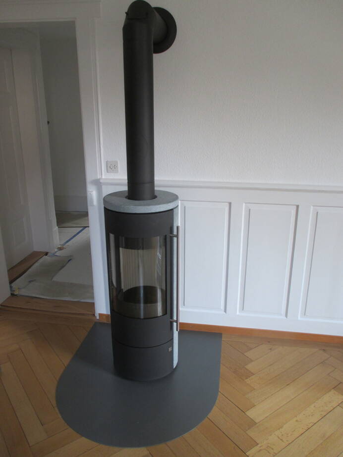 Schwedenofen Tipas 2 Compact Naturstein Montagebeispiel