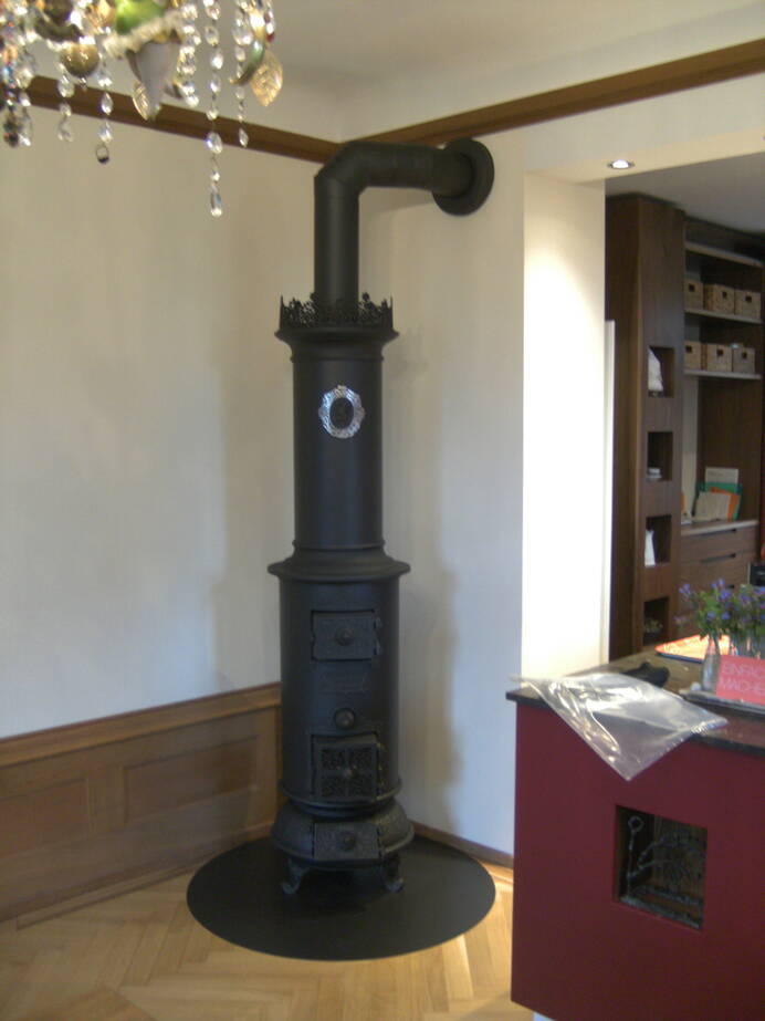 Poêle Cheminées Westbo Classic Acier noir Exemple d’installation