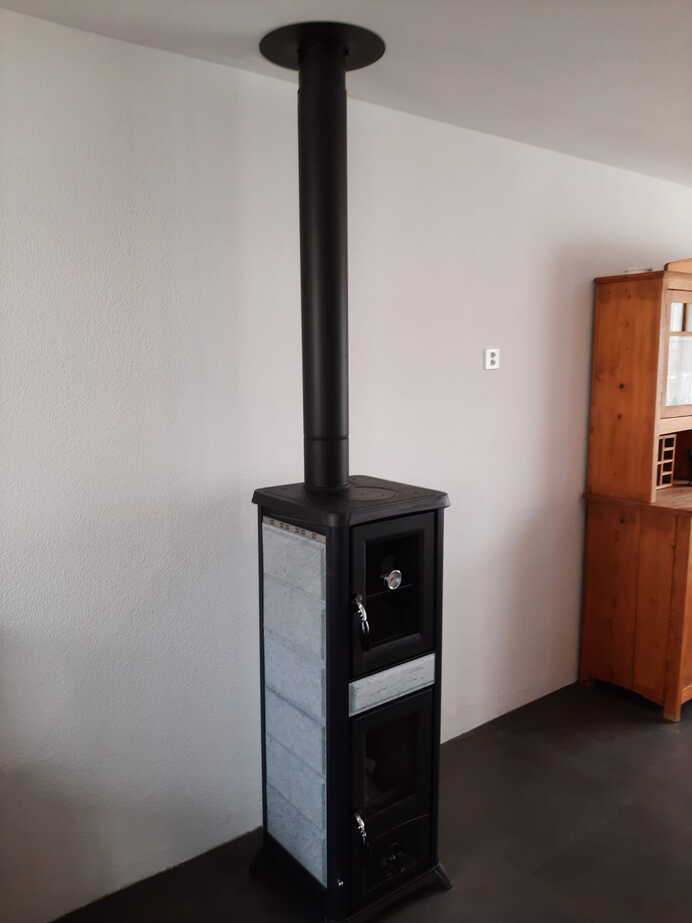 Poêle Cheminée Gemma Forno Exemple d’installation