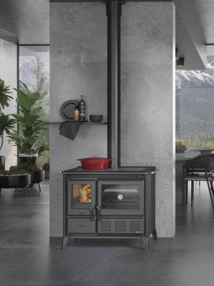 Poêle Cheminée Gardenia XXL Steel