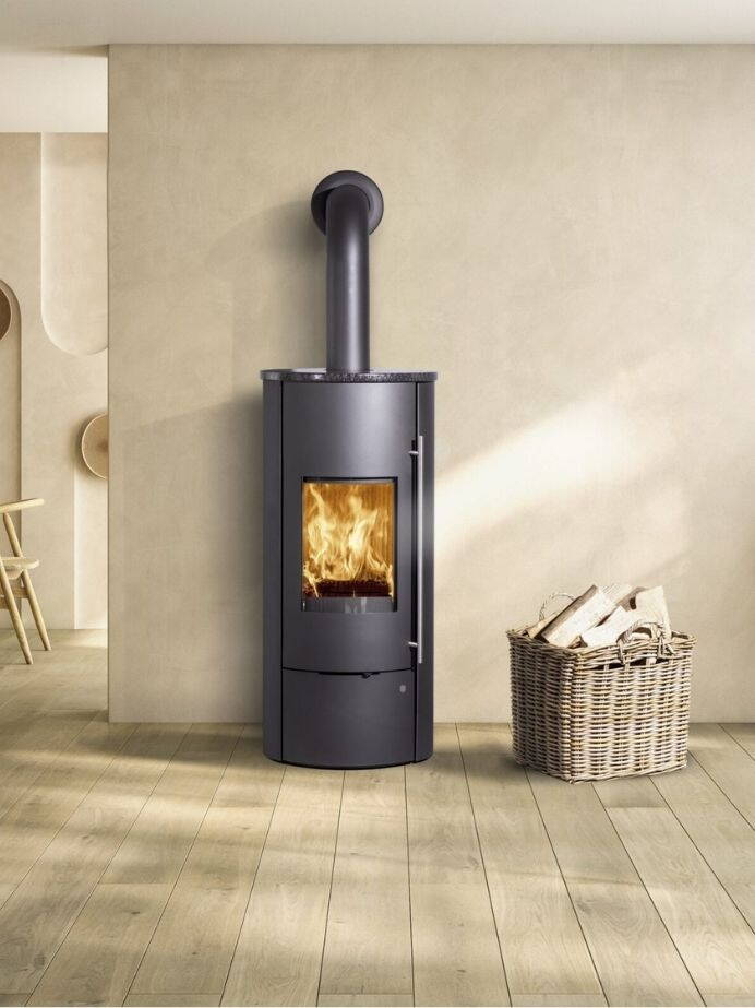 Poêle Cheminée Tolima Aqua Hydro, acier