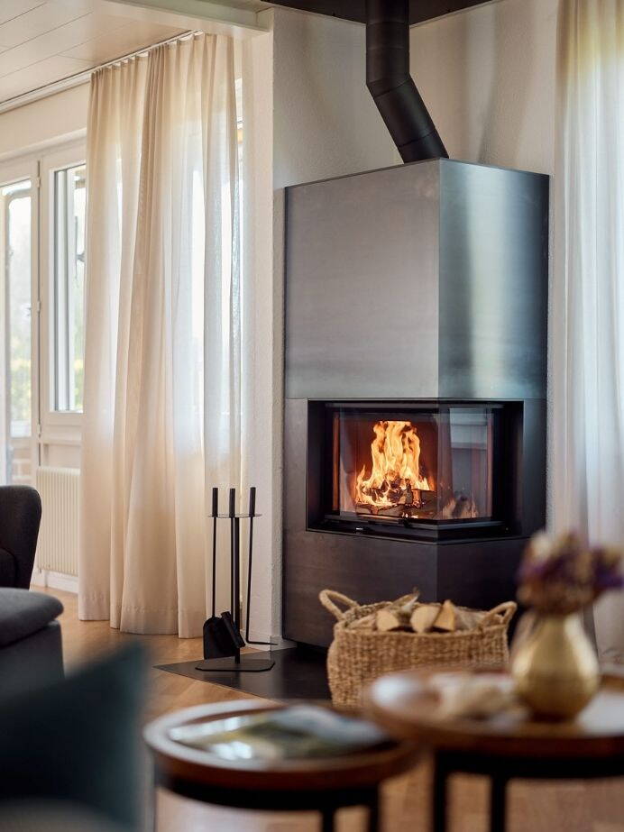 Schwedenofen neocube C20 Keramik Montagebeispiel
