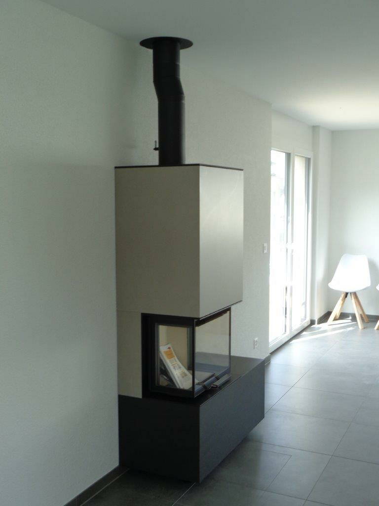 Schwedenofen neocube C20 Keramik Montagebeispiel