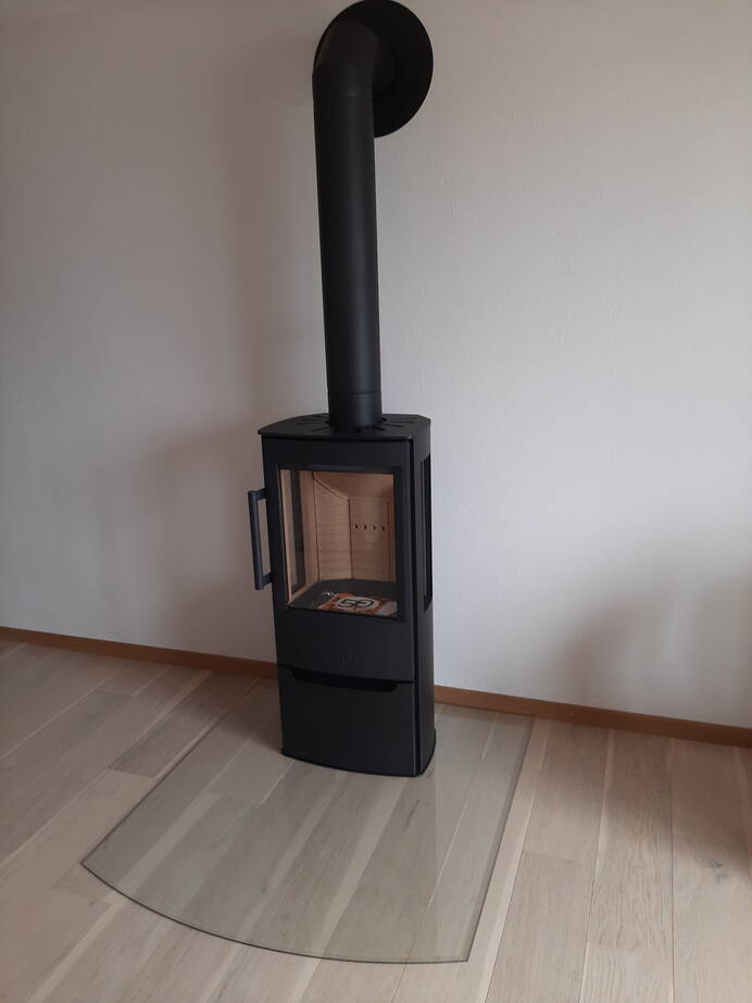 Poêle Cheminées Wiking Miro 3 Exemple d'installation