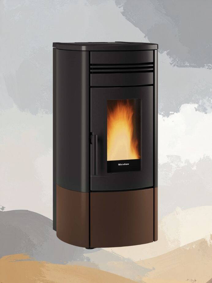 Poêle à pellet Noris Bronze