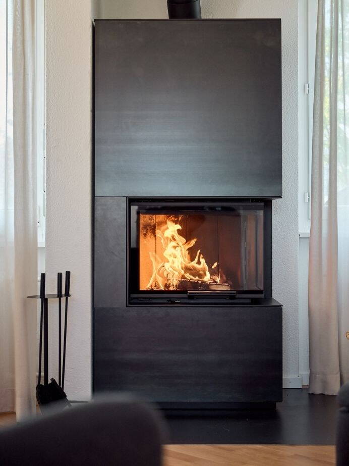 System Cheminée Neocube C10 Stell Edition