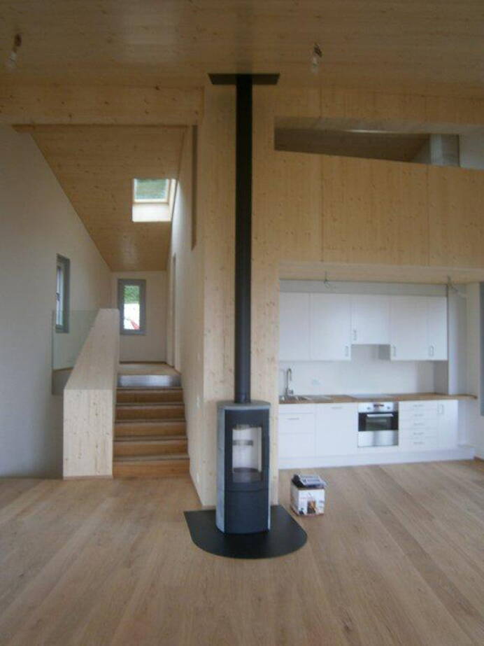 Poêle Cheminée Hark 105 GT ECOplus Pierre naturelle Exemple d’installation