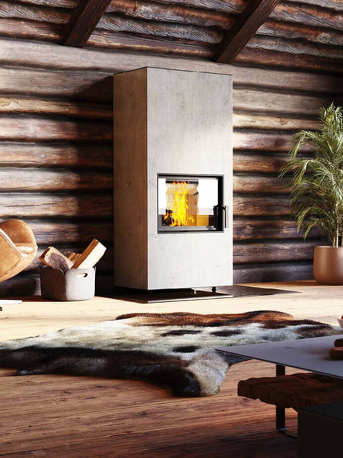 Poêle Cheminée neocube F10 Céramique 