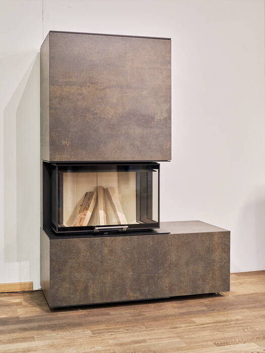 Schwedenofen neocube C20 Keramik Montagebeispiel