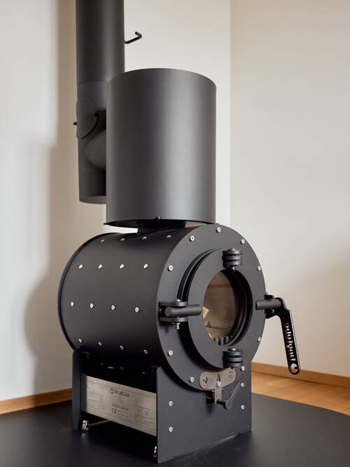 Poêle Cheminées Tinytube Acier noir, 