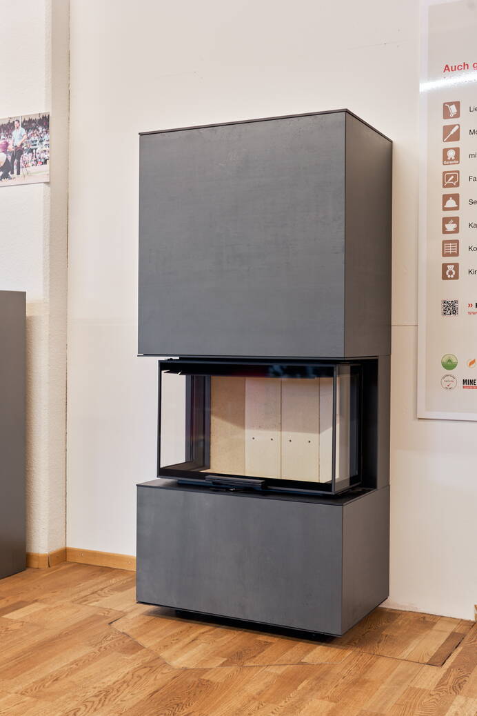 Schwedenofen neocube P23 Keramik Montagebeispiel