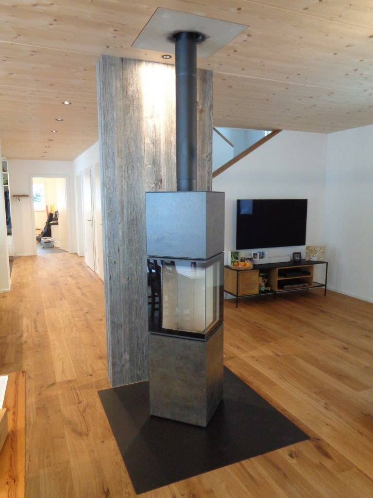 Schwedenofen Neocube S10 Keramik Montagebeispiel