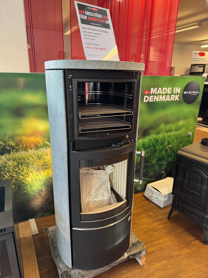 Poêle

Hark 44-5.Roma GT ECOplus** sans porte du four** au lieu de CHF 7 400.-seulement CHF 4 500.- 