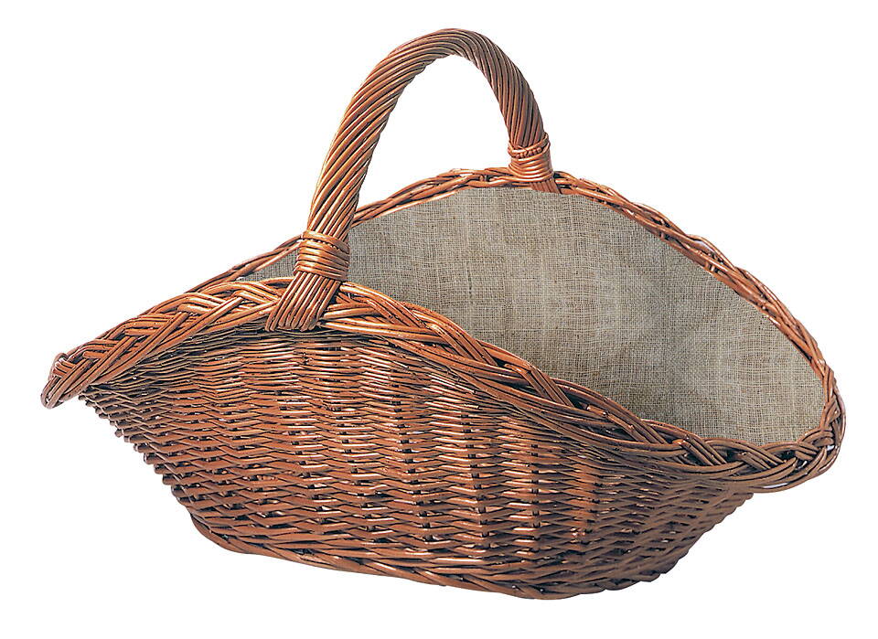 Panier à bois en osier