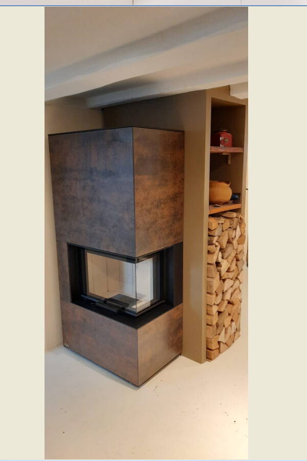 Schwedenofen neocube C20 Keramik Montagebeispiel