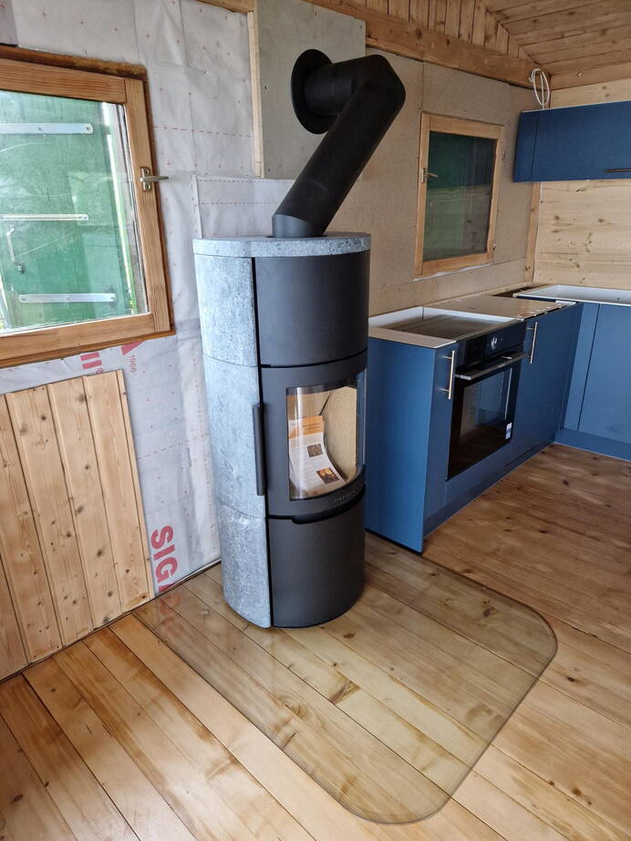 Poêle Cheminées Wiking Luma 3 Exemple d'Installation