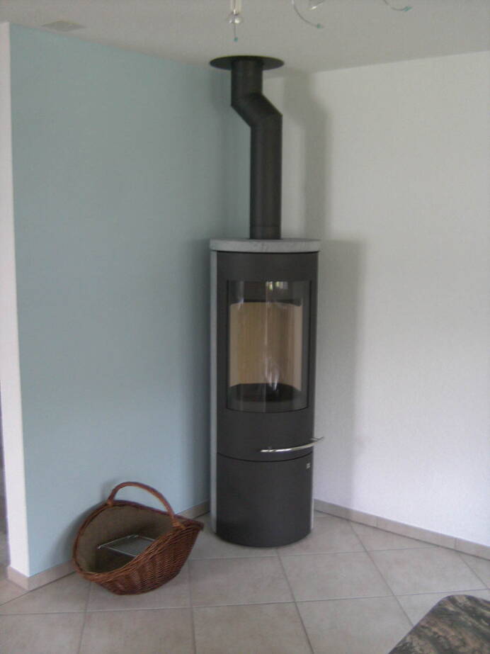 Schwedenofen Tacora Compact Naturstein Montagebeispiel