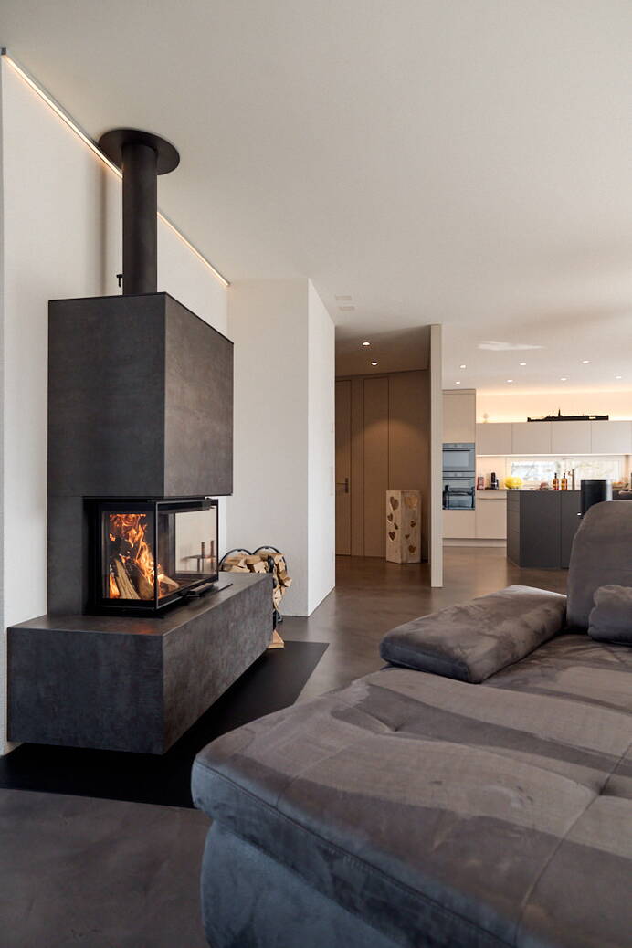 Schwedenofen neocube C20 Keramik Montagebeispiel