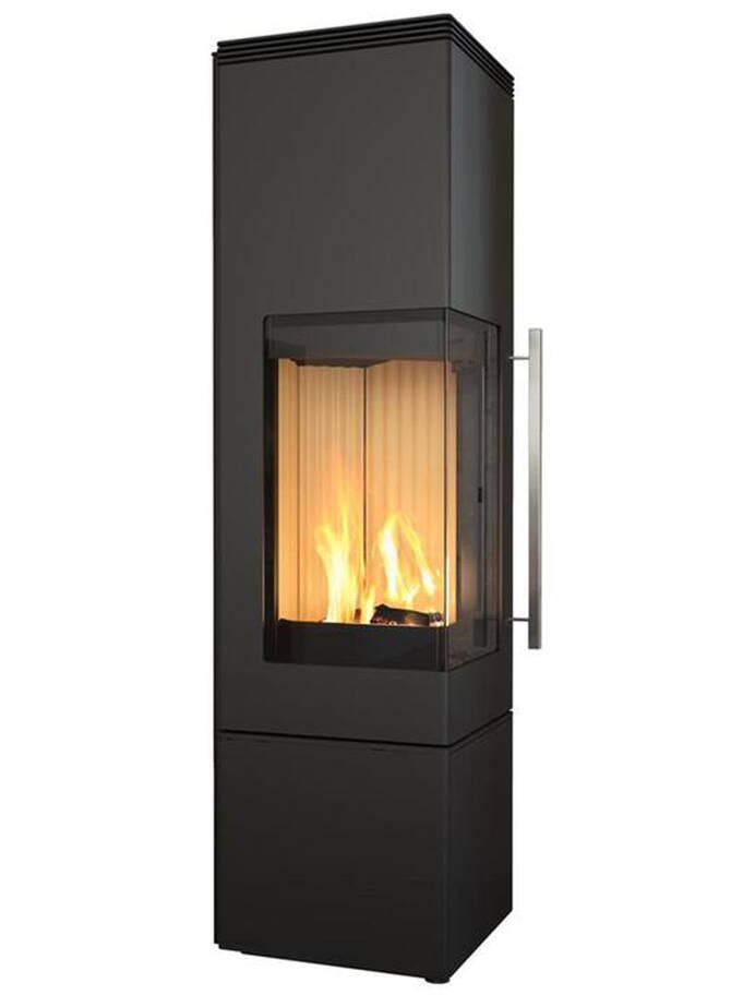 Poêle Cheminée Hark 165 ECOplus Acier noir