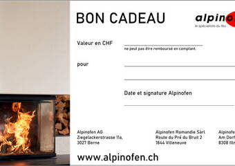 Bon cadeau Alpinofen