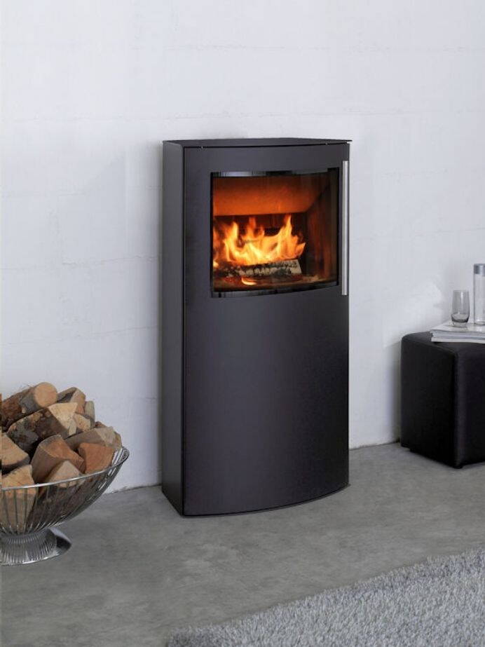 Poêle Cheminée Tiva XL Acier noir
