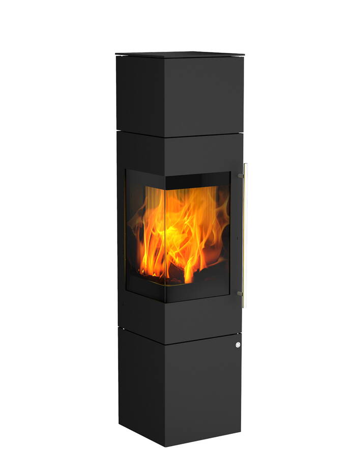 Poêle Cheminée Ipala Smart Compact Acier noir 
