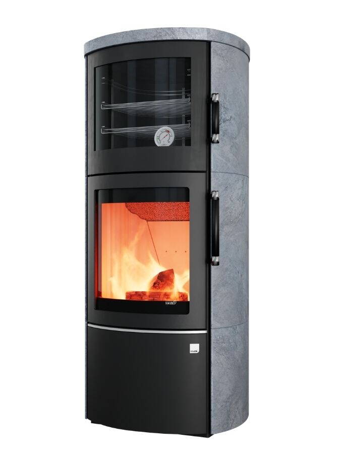 Schwedenofen Hark 44-5.Roma GT ECOplus mit Backfach, Speckstein Schwedenofen Hark 44-5.Roma GT ECOplus mit Backfach, Speckstein