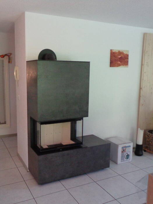 Schwedenofen neocube C20 Keramik Montagebeispiel